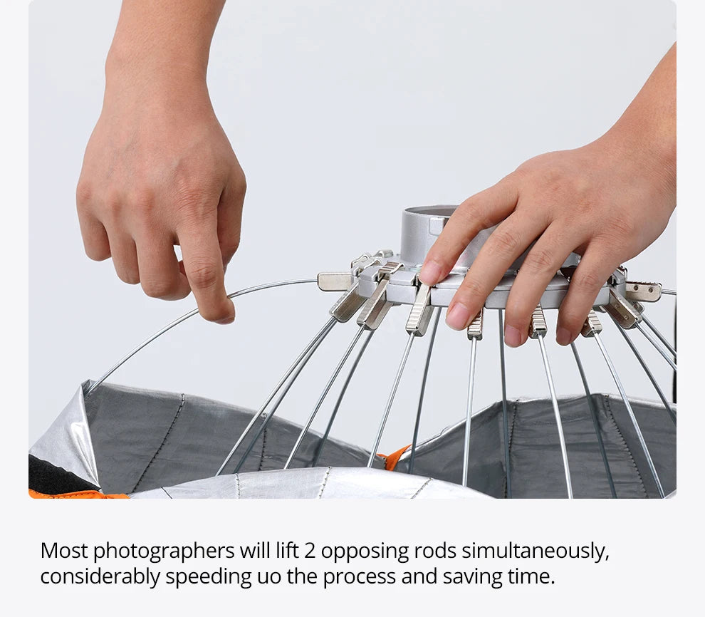 70cm Quick-Release Parabolic Softbox with Grid
