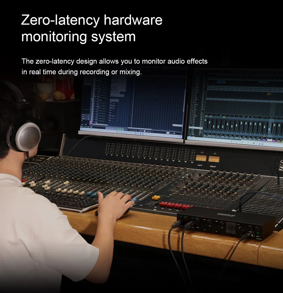 Pre-Professional 8 Channel Audio Interface with 4 LoopBack