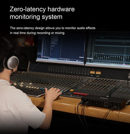 Pre-Professional 8 Channel Audio Interface with 4 LoopBack