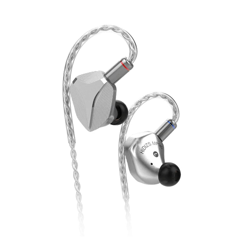 Silver 4.4mm Planar HiFi In-Ear Music Earbuds