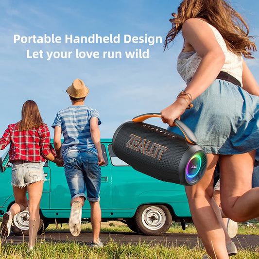 Bluetooth Speaker 60W with IPX6 Waterproof Camouflage