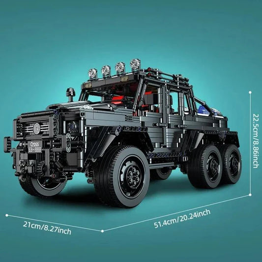 Technical SUV Car Model Blocks Creative Adult Kit