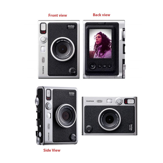 Instant Camera Set Brown with 20 Printable Photos