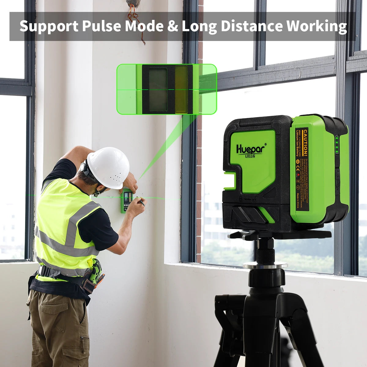 Rechargeable Green Laser Level Kit with Carry Case
