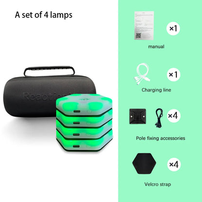 Reaction Training LED Lamp Set 4 Pack for Sports