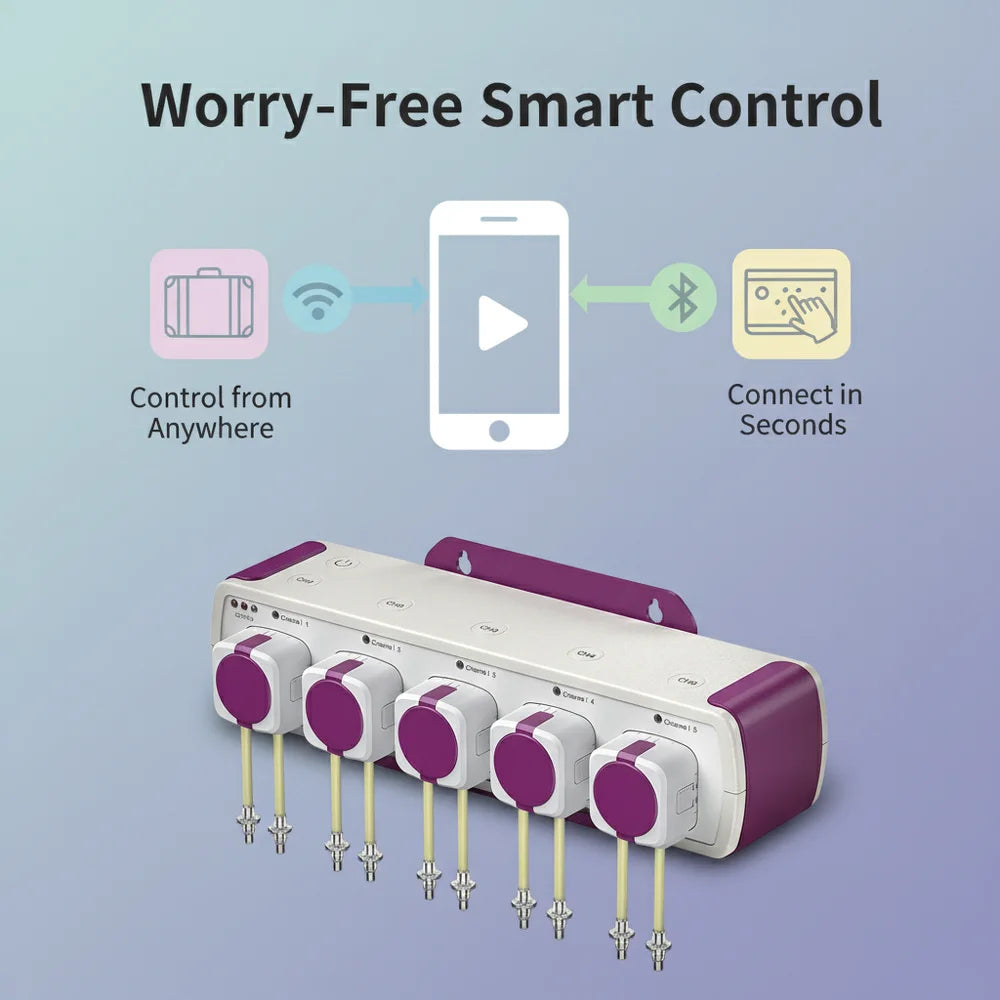 WiFi Bluetooth Aquarium Dosing Pump with App Control