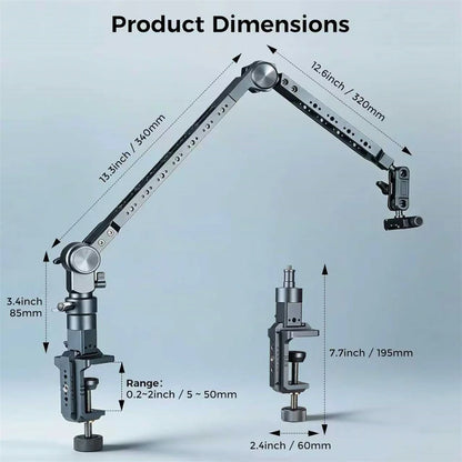 Flexible Magic Arm Camera Mount with C-Clamp