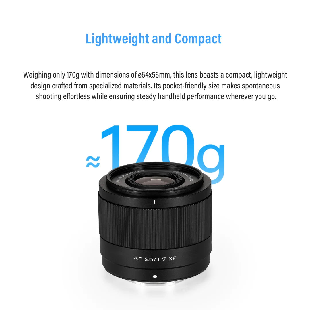 25mm F1.7 Autofocus Prime Lens for Sony E APS-C