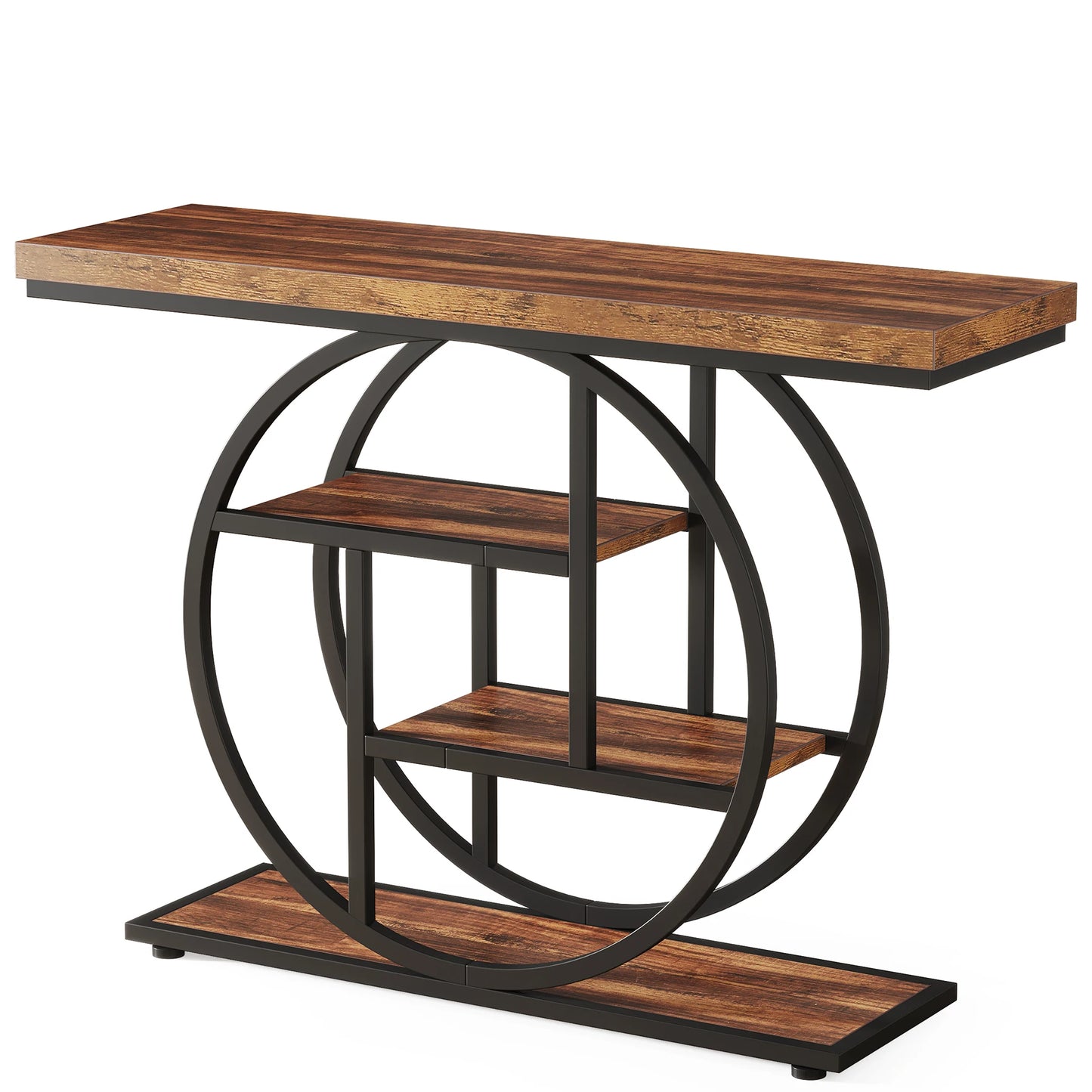 Entryway Sofa Table Dark Brown