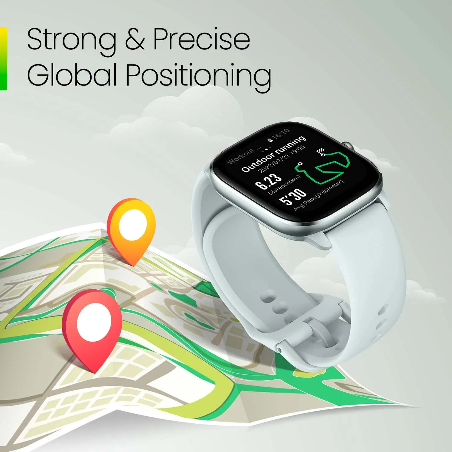 GTS4 Mini Waterproof Smart Watch Midnight Black