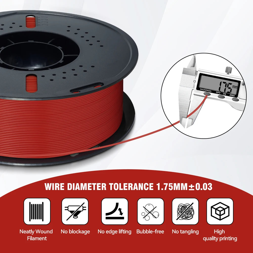 10kg 1.75mm High-Speed PETG PLA 3D Printer Filament