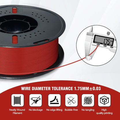 10kg 1.75mm High-Speed PETG PLA 3D Printer Filament