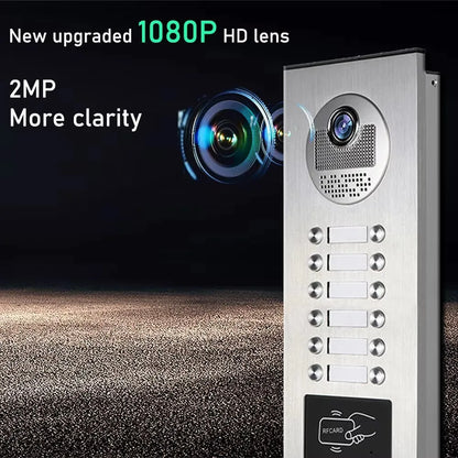 10″ Smart 1080p Video Doorphone with RFID Access