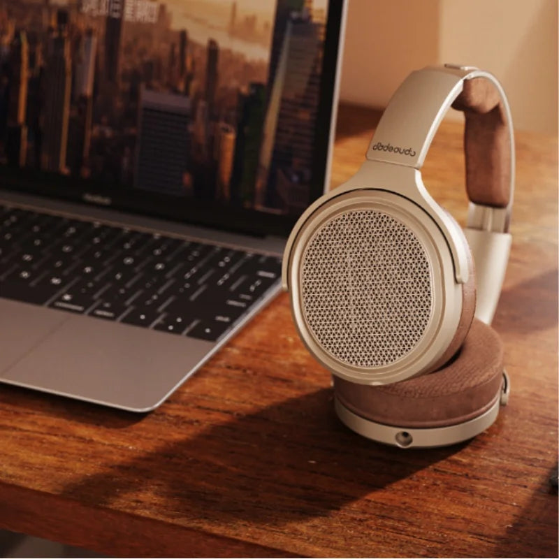Audiophile Planar Magnetic Headphones with Adjustable Headband