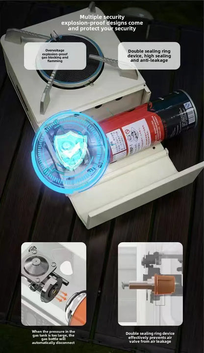 4000W Portable Infrared Gas Stove for Outdoor Cooking