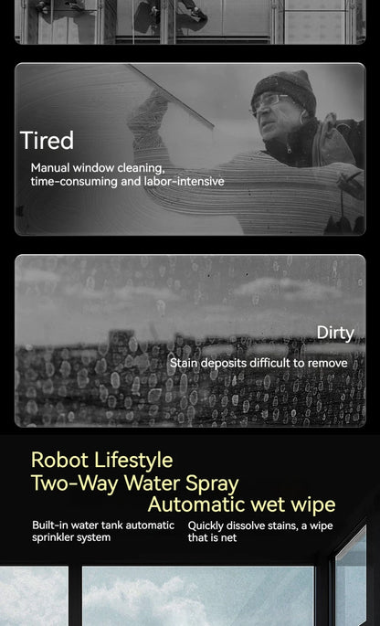 Smart Robotic Window Cleaner with Spray & Edge Detection