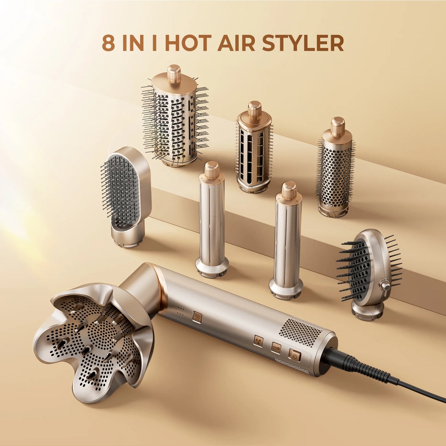 8 in 1 Professional Hair Dryer and Styling Tool Set