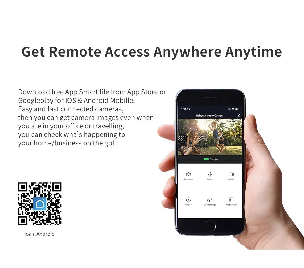 Wireless Video Doorbell with 5" Screen & Two Way Talk