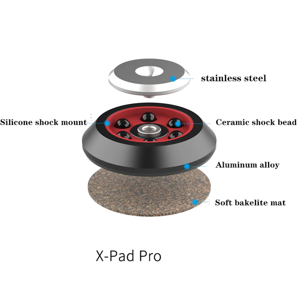Audio Amplifier Anti-Vibration Isolation Pads 4 Piece Set