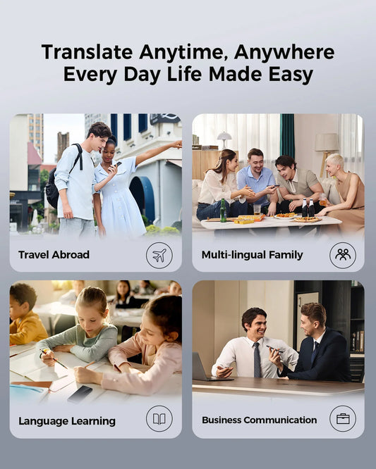 Portable Real-Time Language Translator Device Blue