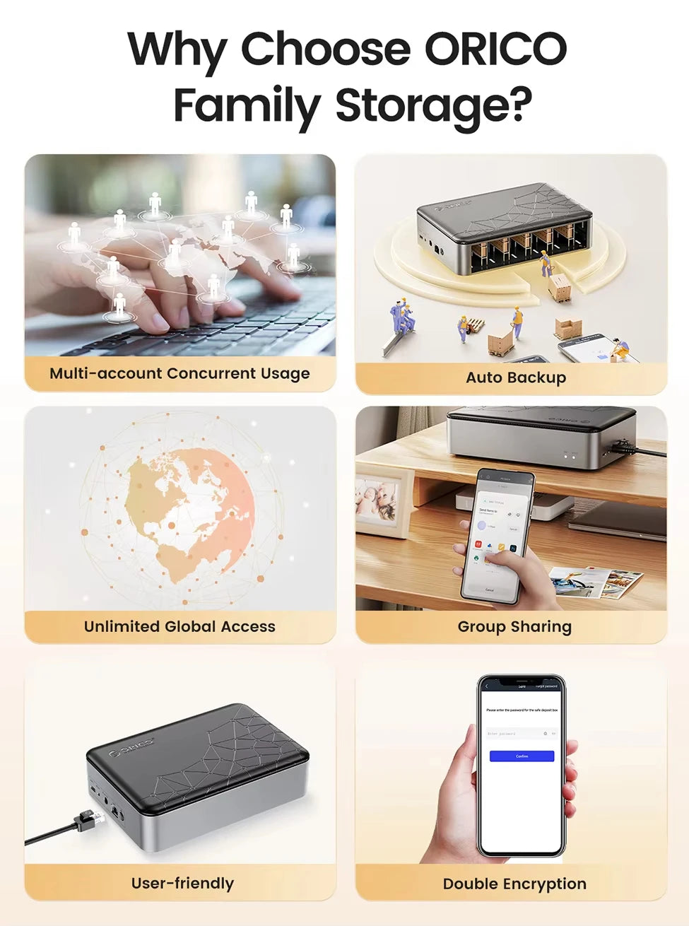 Portable NAS Storage Server for 2.5 Inch HDD or SSD