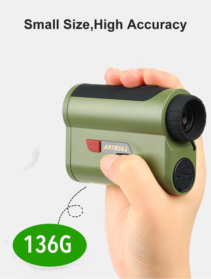 1200Yard Laser Rangefinder with 7X Magnification OLED Display
