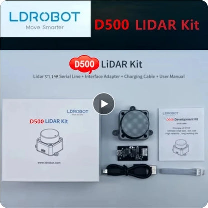 Smart 360 Degree TOF Laser Lidar Scanner Kit for Robots
