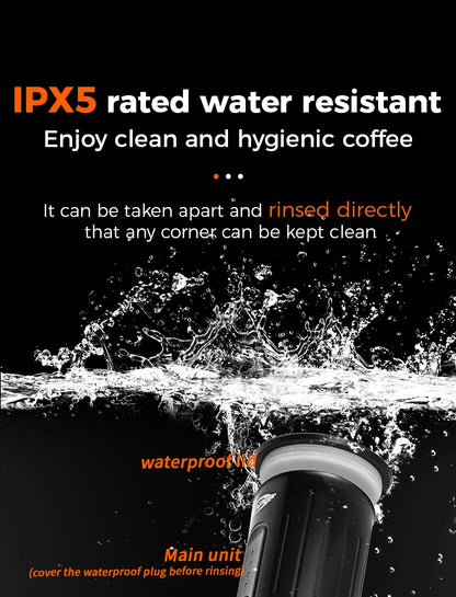 Travel Friendly 2-in-1 Espresso Coffee Maker White