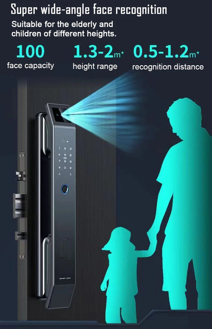 Digital Door Lock with Fingerprint Password and Face Scan