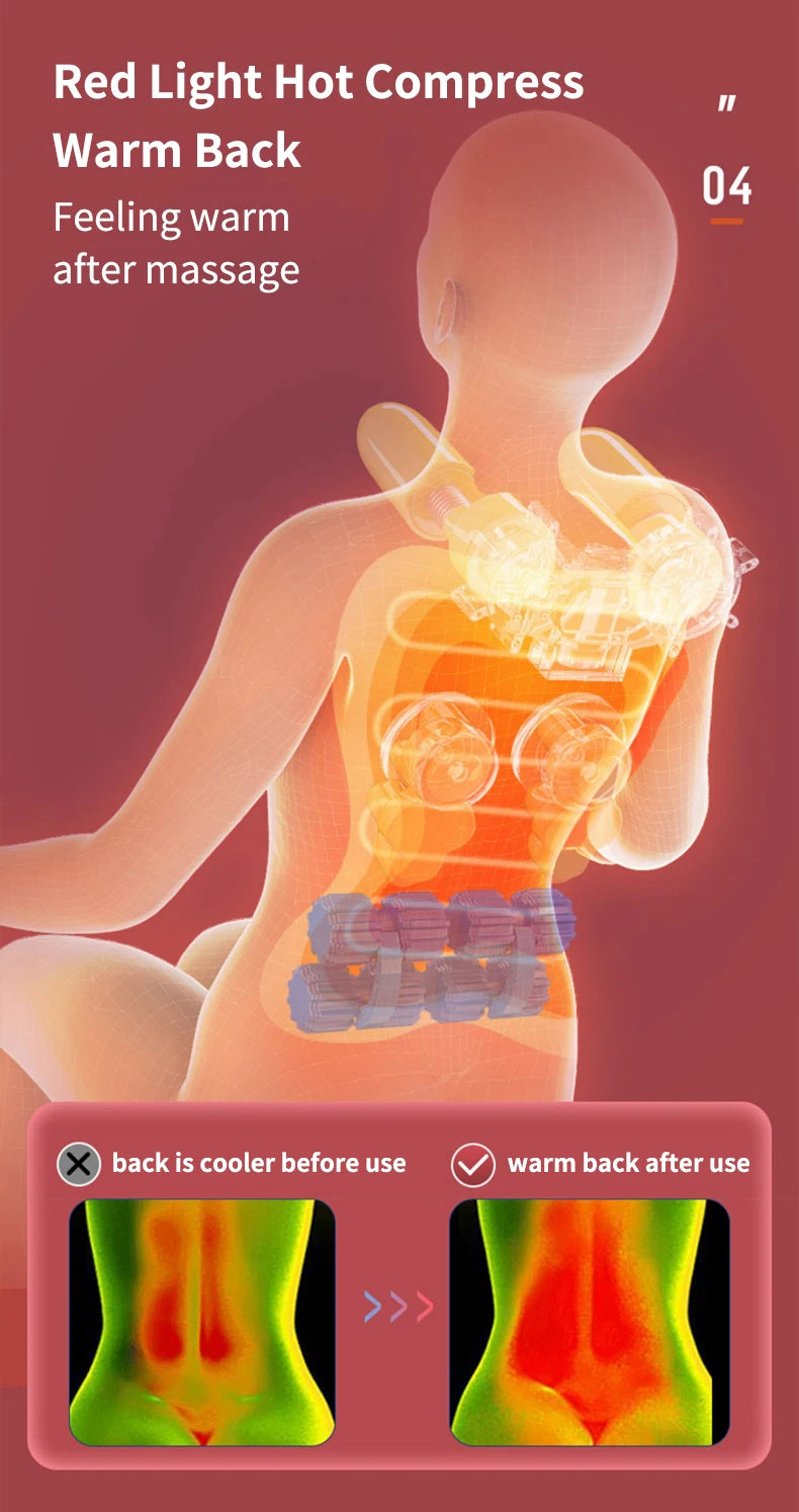 Portable Back and Waist Shiatsu Massager