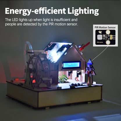 Eco-Friendly Smart House Electronics Kit for Arduino Programming