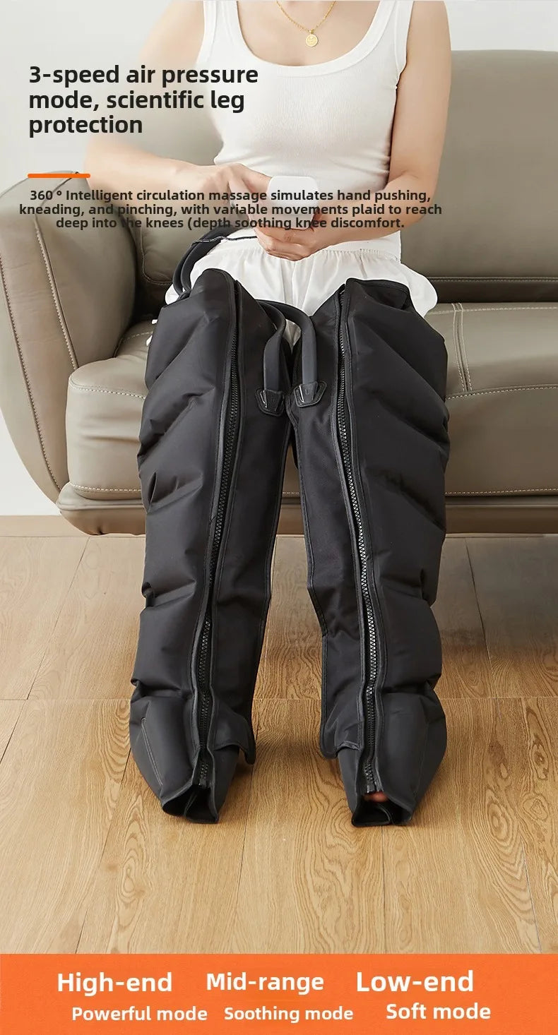 Full Leg Air Compression Massager with Adjustable Settings