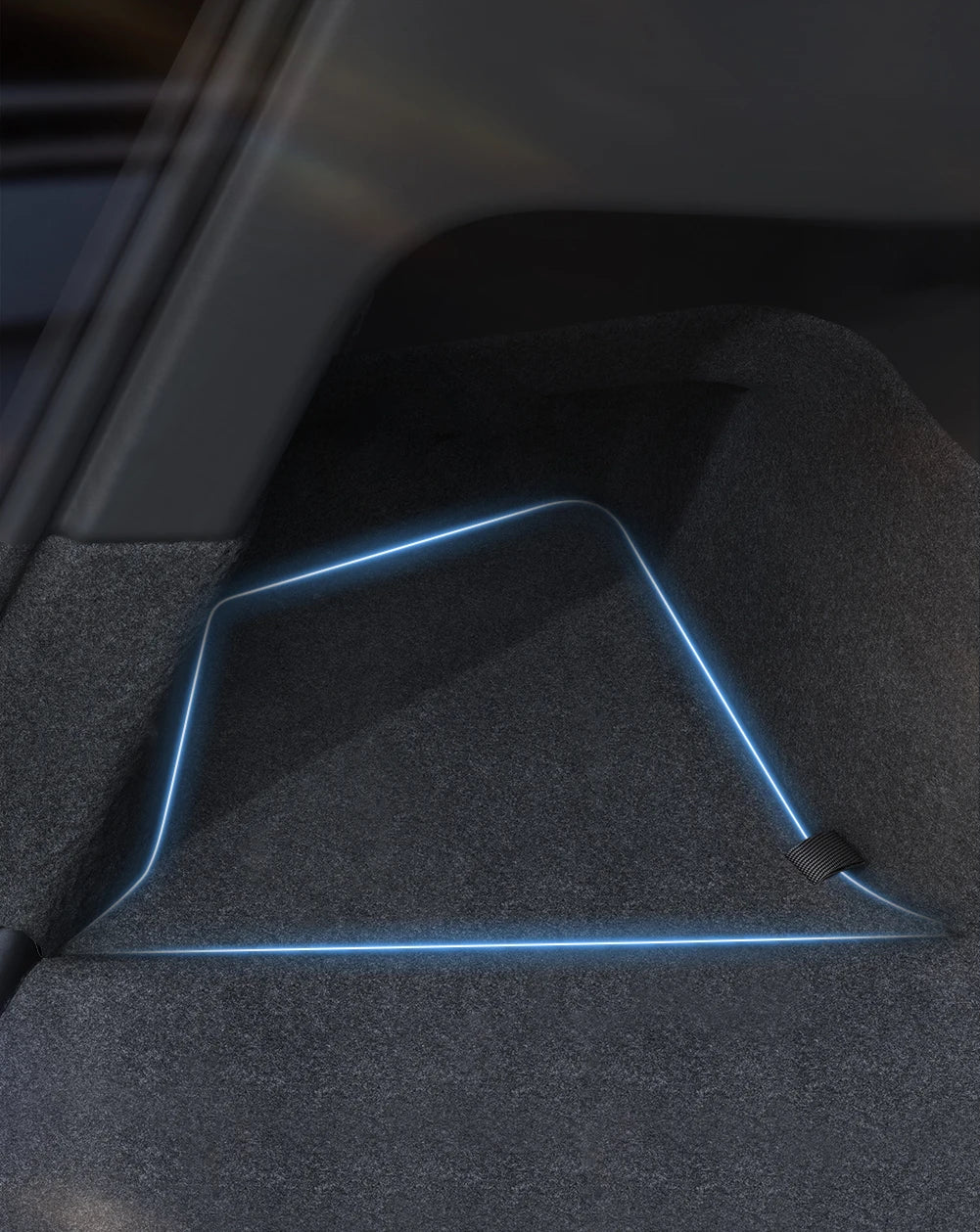 Car Trunk Side Storage Box for Model Y Juniper