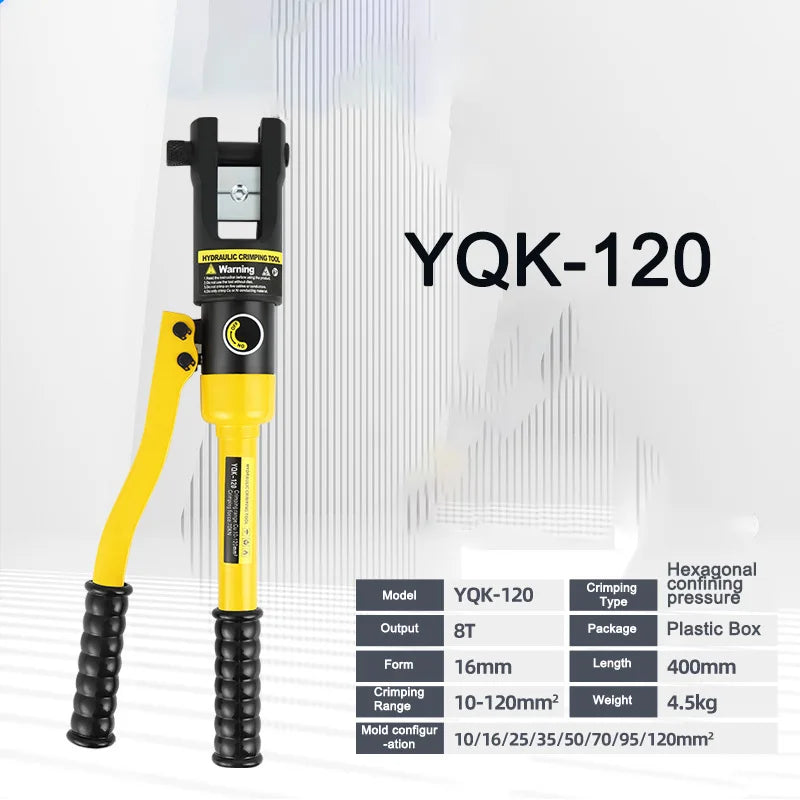 Heavy-Duty Hand Crimping Tool for Copper/Aluminium