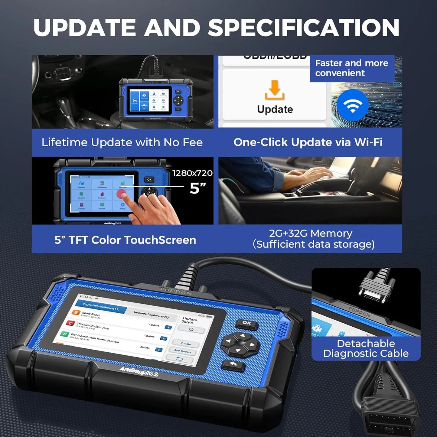 Workshop OBD2 Code Reader Full System Auto Scanner