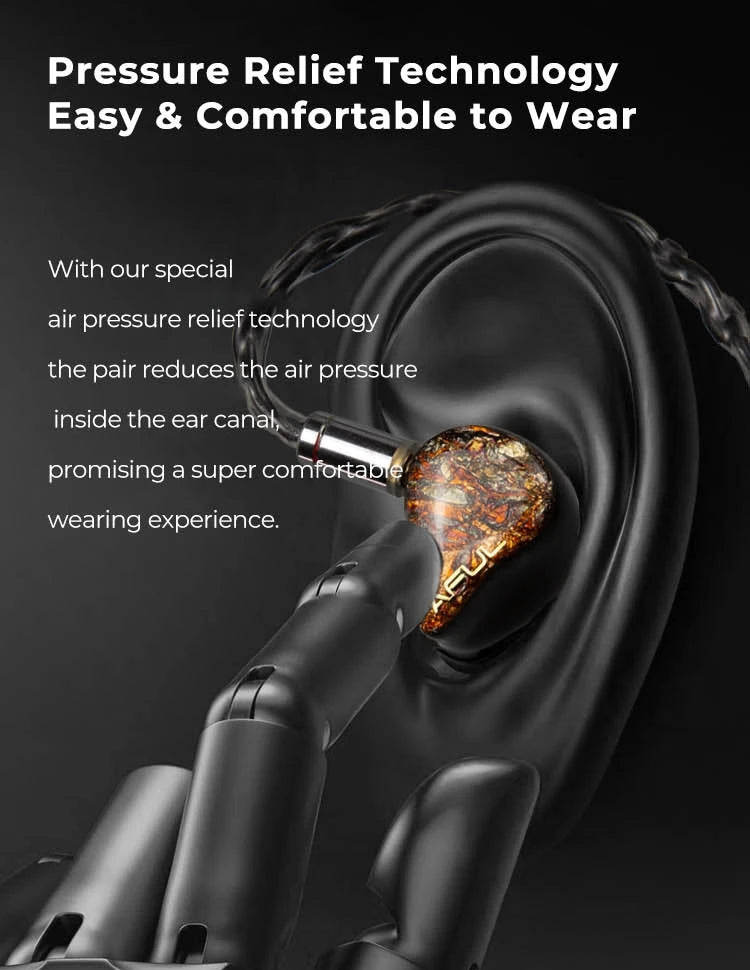 HiFi Stage In-Ear Monitors 1DD+4BA Hybrid Earphones