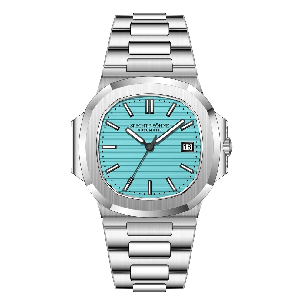 TFN Blue Mechanical Watch 40MM Stainless Steel