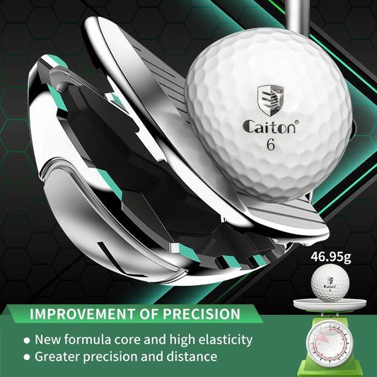 100pcs High Performance Golf Balls for Long Distance & Spin