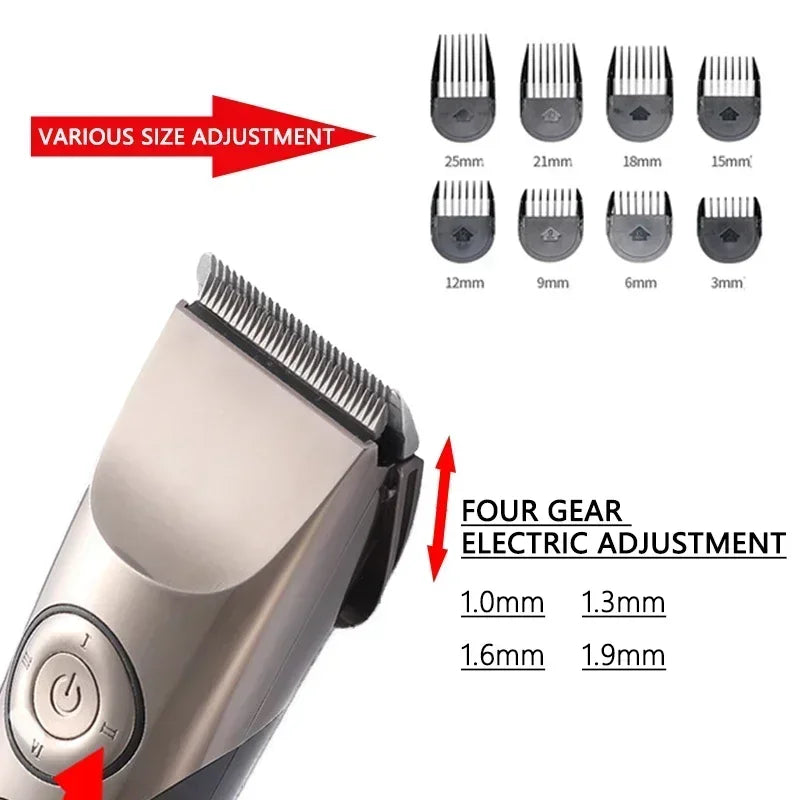 Rechargeable Men’s Hair Clipper for Barbering and Grooming