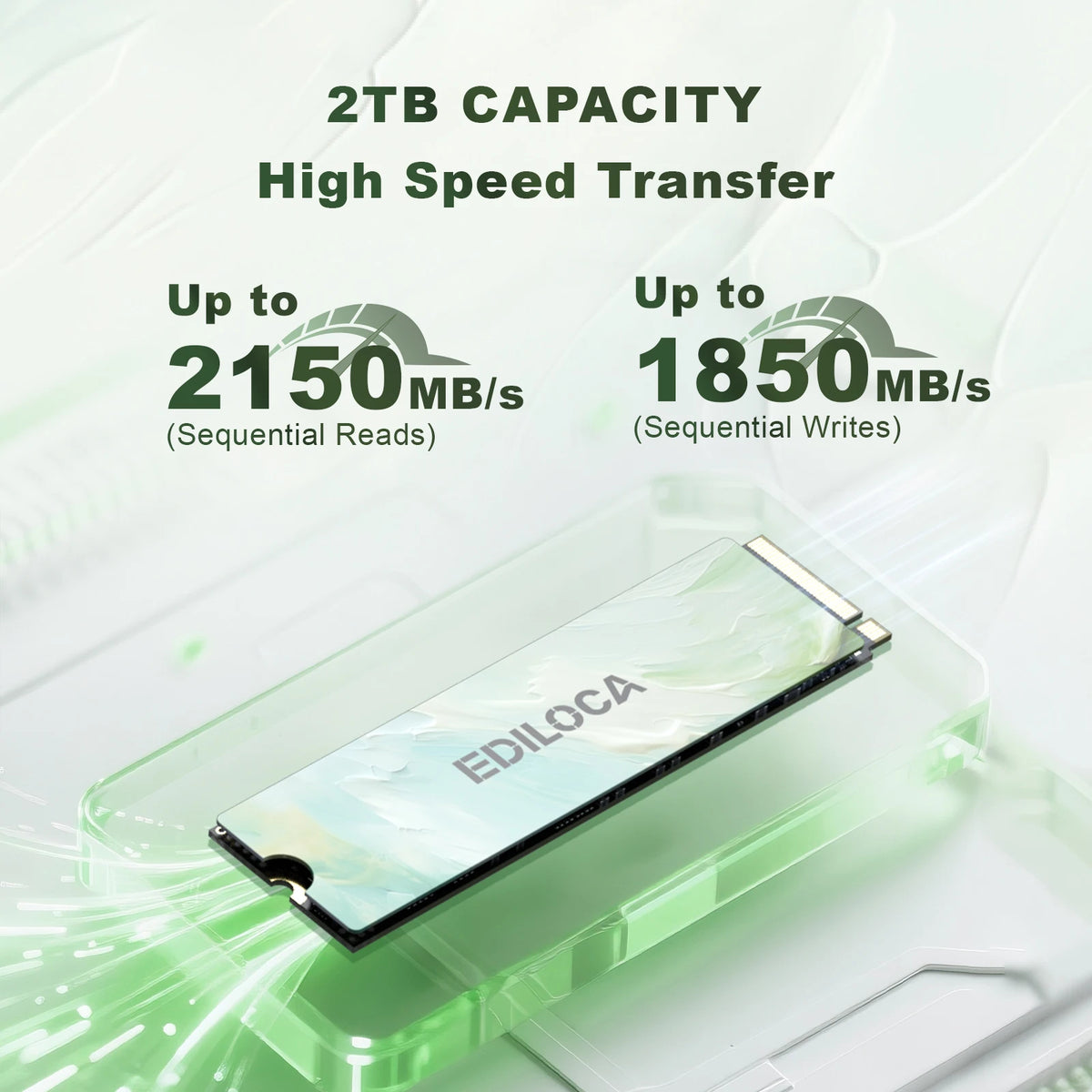1TB Internal NVMe SSD M.2 2280 2150MB/s