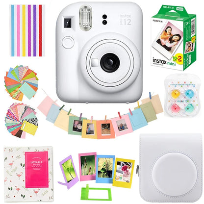 Instant Film Camera with 20 Sheets and Accessories Set