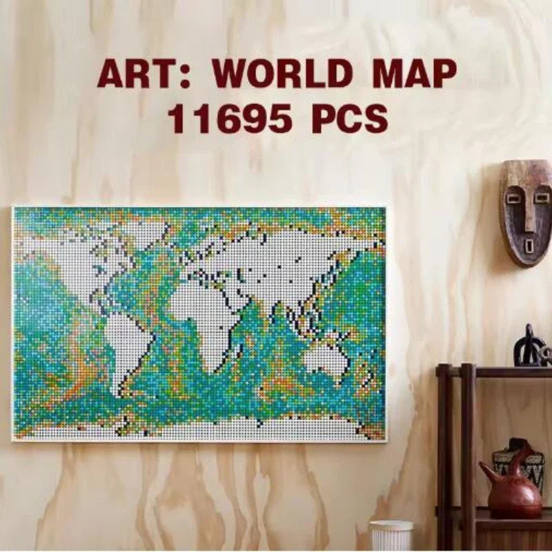 Creative 3D Map Model Construction Kit
