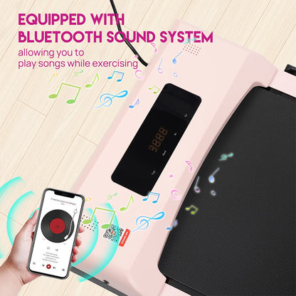 Electric Walking Pad Treadmill Home Office Fitness