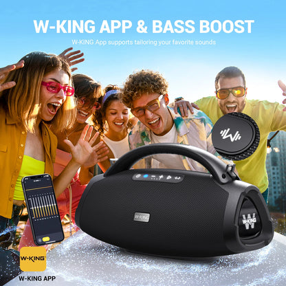 200W Portable Bluetooth Party Speaker IP67 Waterproof