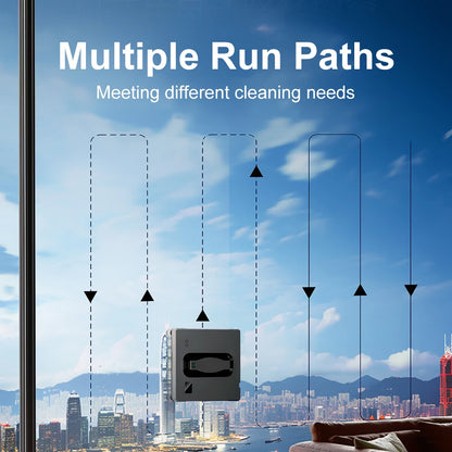 Smart Window Cleaning Robot with Dual Water Spray