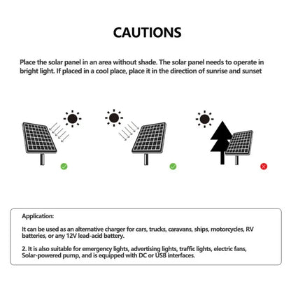 Foldable Solar Panel for Outdoor Power and Charging