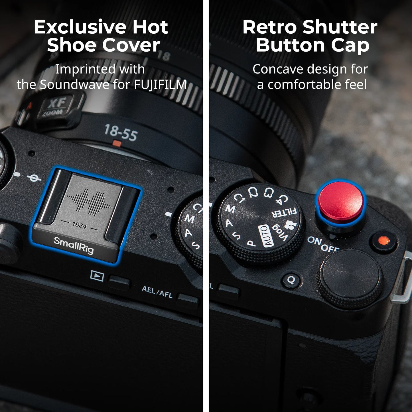 Retro Camera Cage for FUJIFILM X-M5 with Handgrip