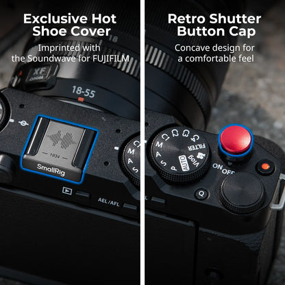 Retro Camera Cage for FUJIFILM X-M5 with Handgrip