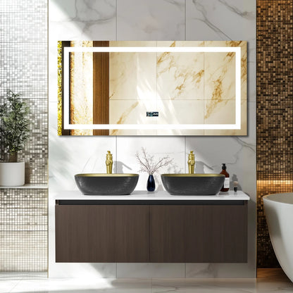 120cm Bathroom Vanity with Double Basin and Storage