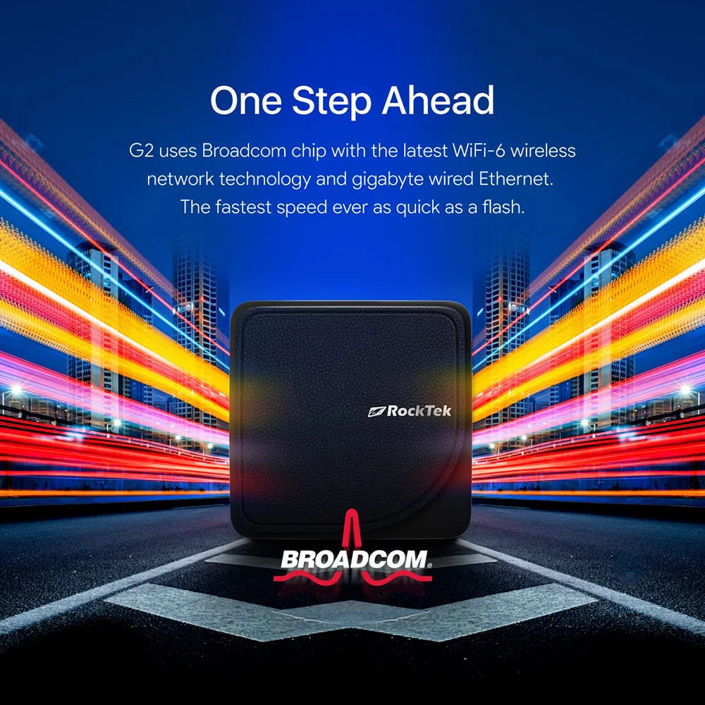 Compact 4K Android TV Stream Box 32GB with Dolby Vision